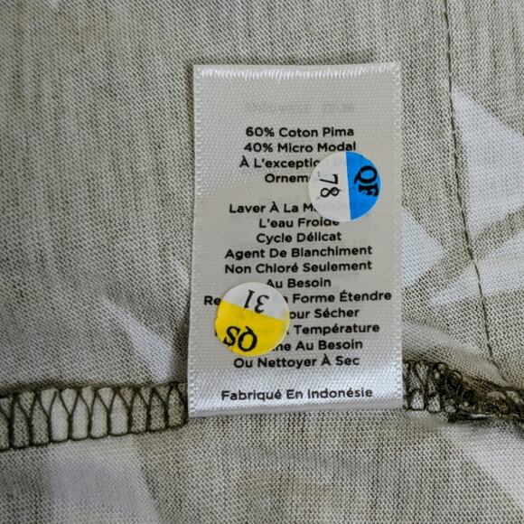 Talbots Palm Tassel Tie Top - Size PM - EUC - Picture 6 of 6